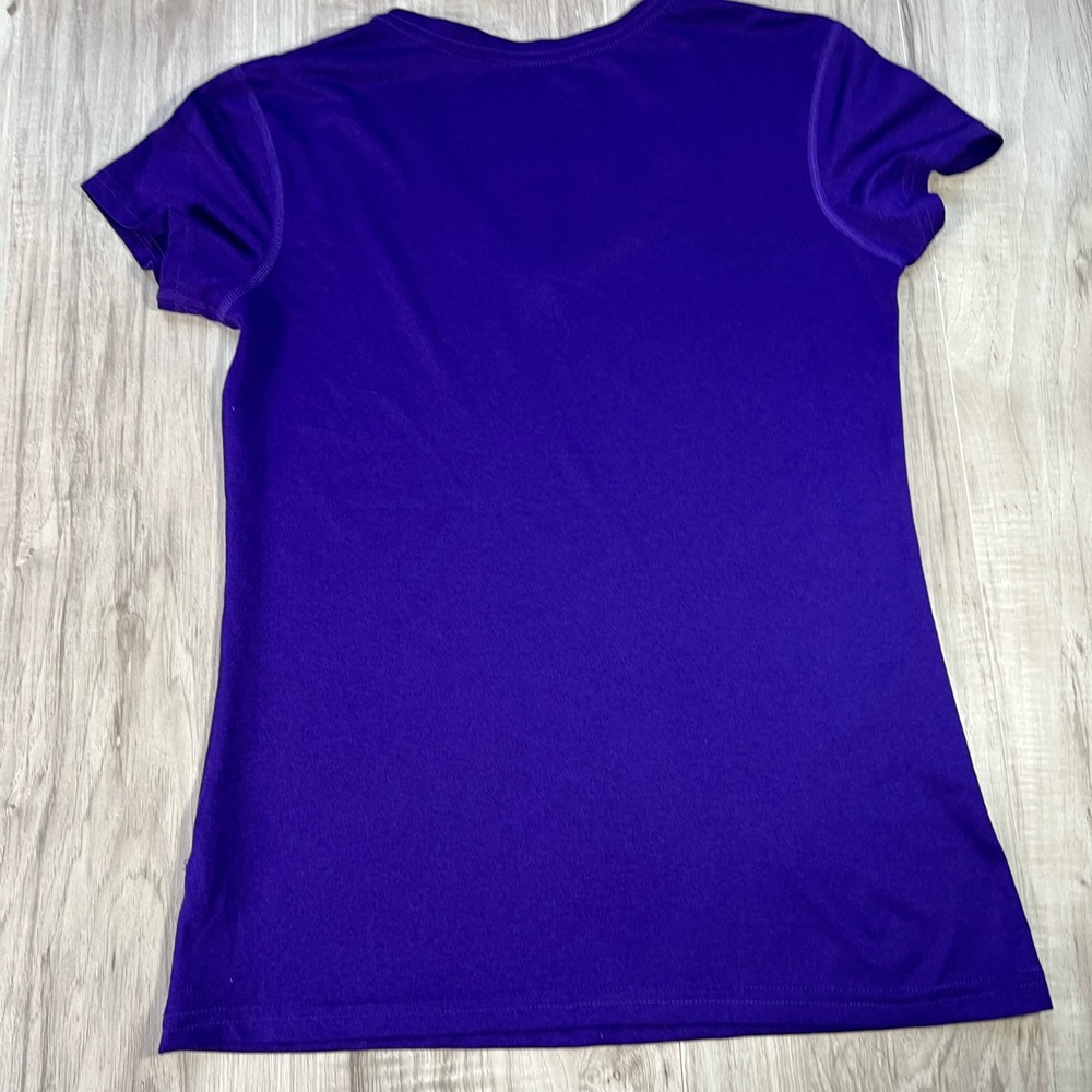 Nike Purple Fitted Short Sleeve Tee - Picture 6 of 6